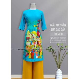 Áo Dài Cách Tân Lụa Cao Cấp CBC458